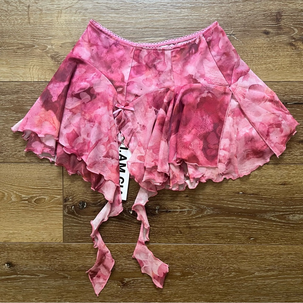 I am gia Cherie skirt Sakura pink floral